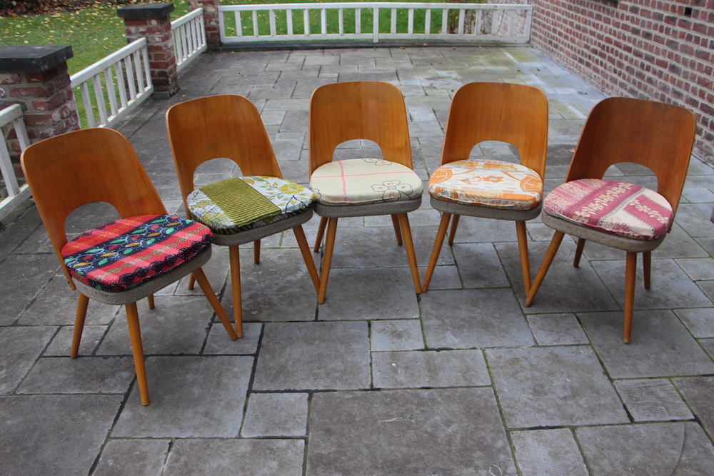 Oswald Haerdtl vintage chairs for Tatra
