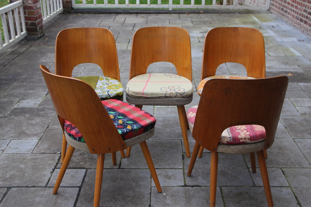Oswald Haerdtl vintage chairs for Tatra