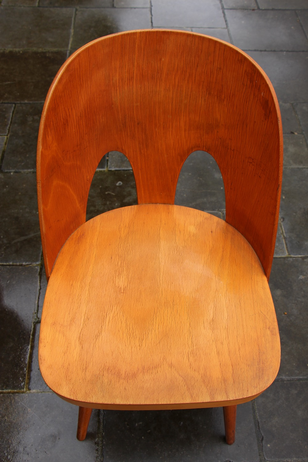 vintage Oswald Haerdtl chairs, for Ton