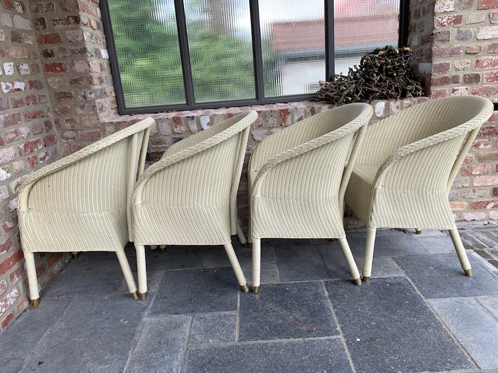 lloyd loom, Vincent Sheppard, lounge chairs, garden chairs, country style garden chairs, chaises de jardin, chaises rotin, rattan chairs, mobilier rotin