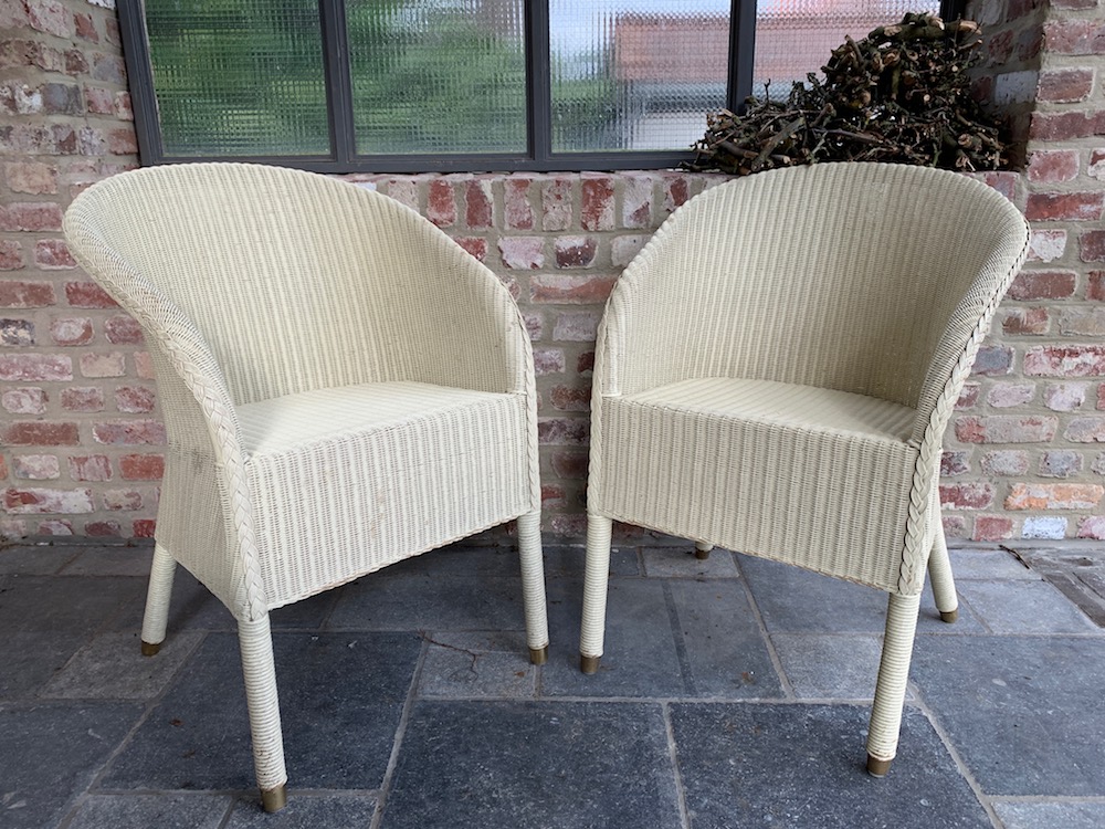 lloyd loom, Vincent Sheppard, lounge chairs, garden chairs, country style garden chairs, chaises de jardin, chaises rotin, rattan chairs, mobilier rotin