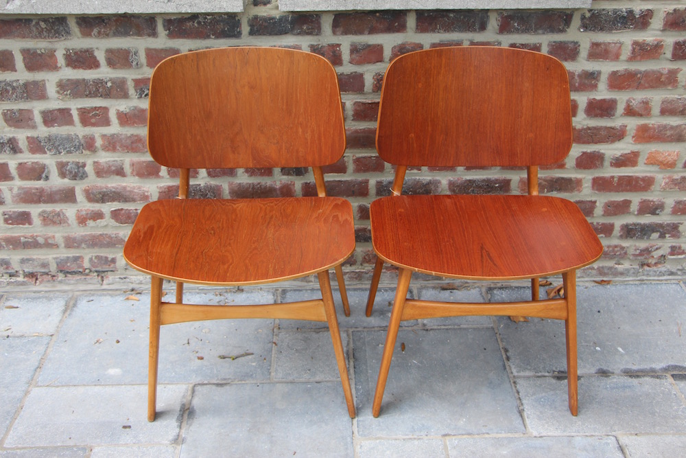 Borge Mogensen set of vintage chairs