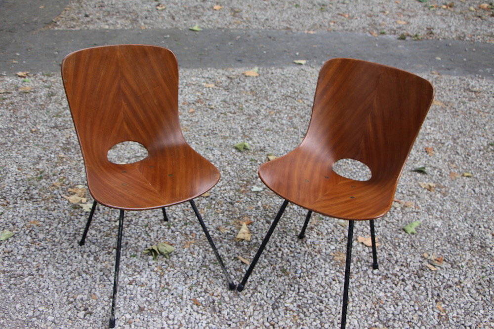Vittorio Nobili vintage chairs, Fratelli Tagliabue