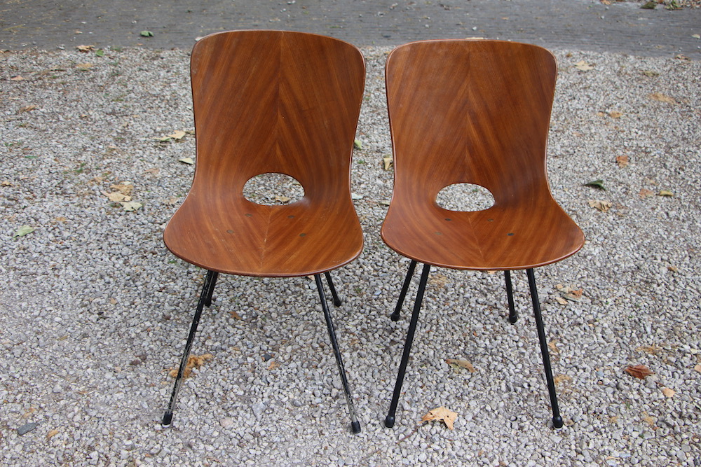 Vittorio Nobili vintage chairs, Fratelli Tagliabue