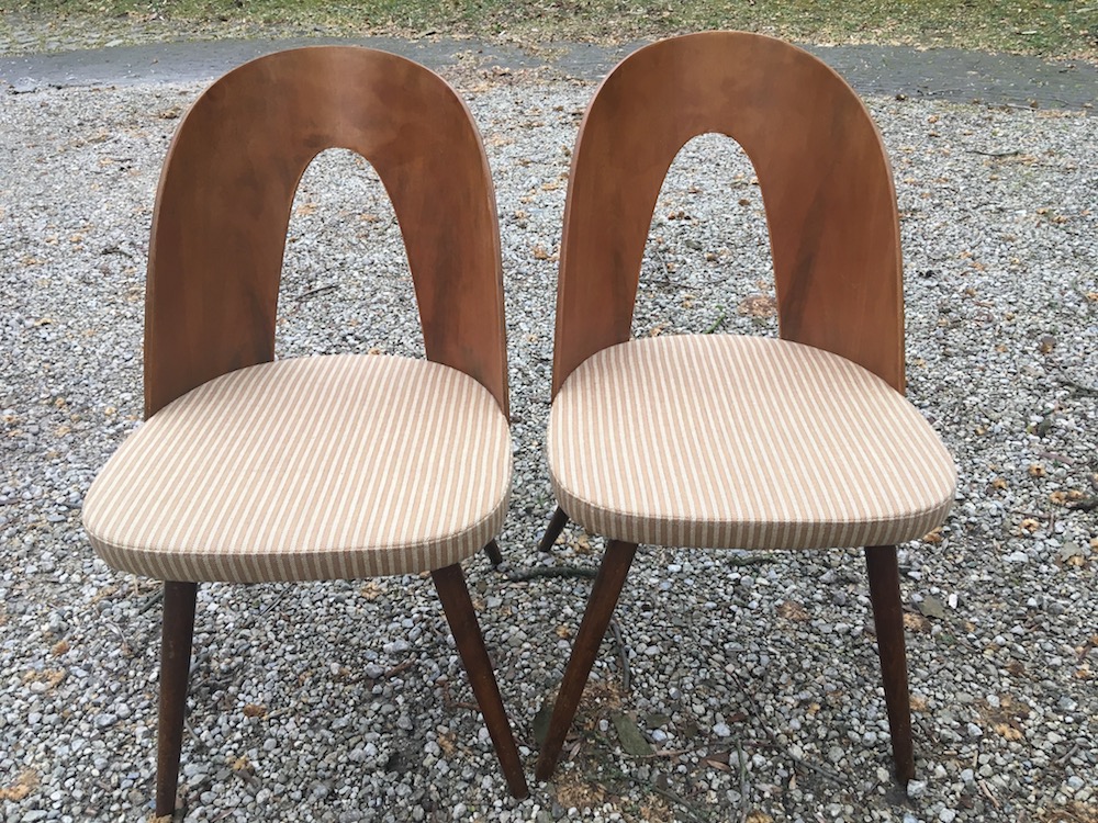 vintage chairs, Antonin Suman chairs, design chairs, dining chairs, Tatra