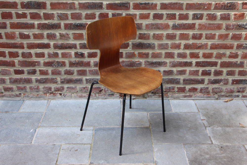 vintage Hammerhead chair by Arne Jacobsen for Fritz Hansen