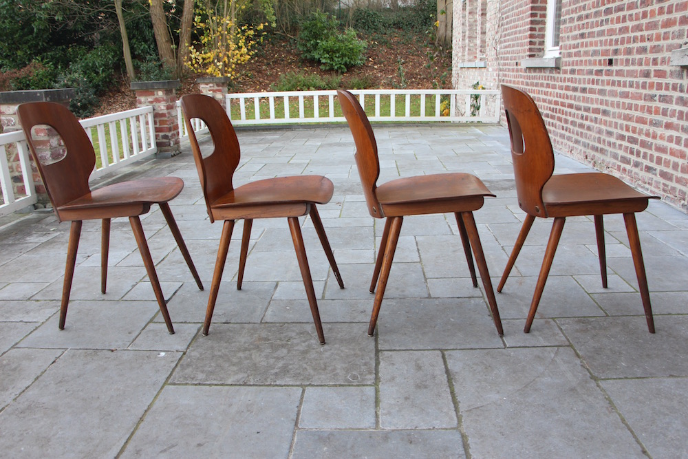 vintage set of Baumann chairs